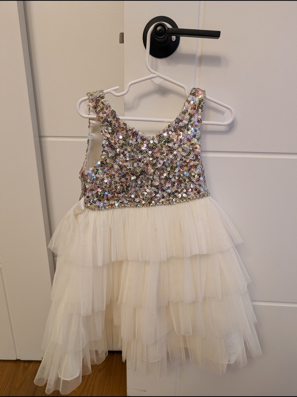 American Princess Ivory Tulle Dress with Sequin Bodice